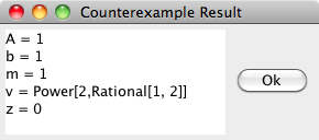A counterexample found by KeYmaera for a buggy specification of a train control model A counterexample found by KeYmaera for a buggy specification of a train control model